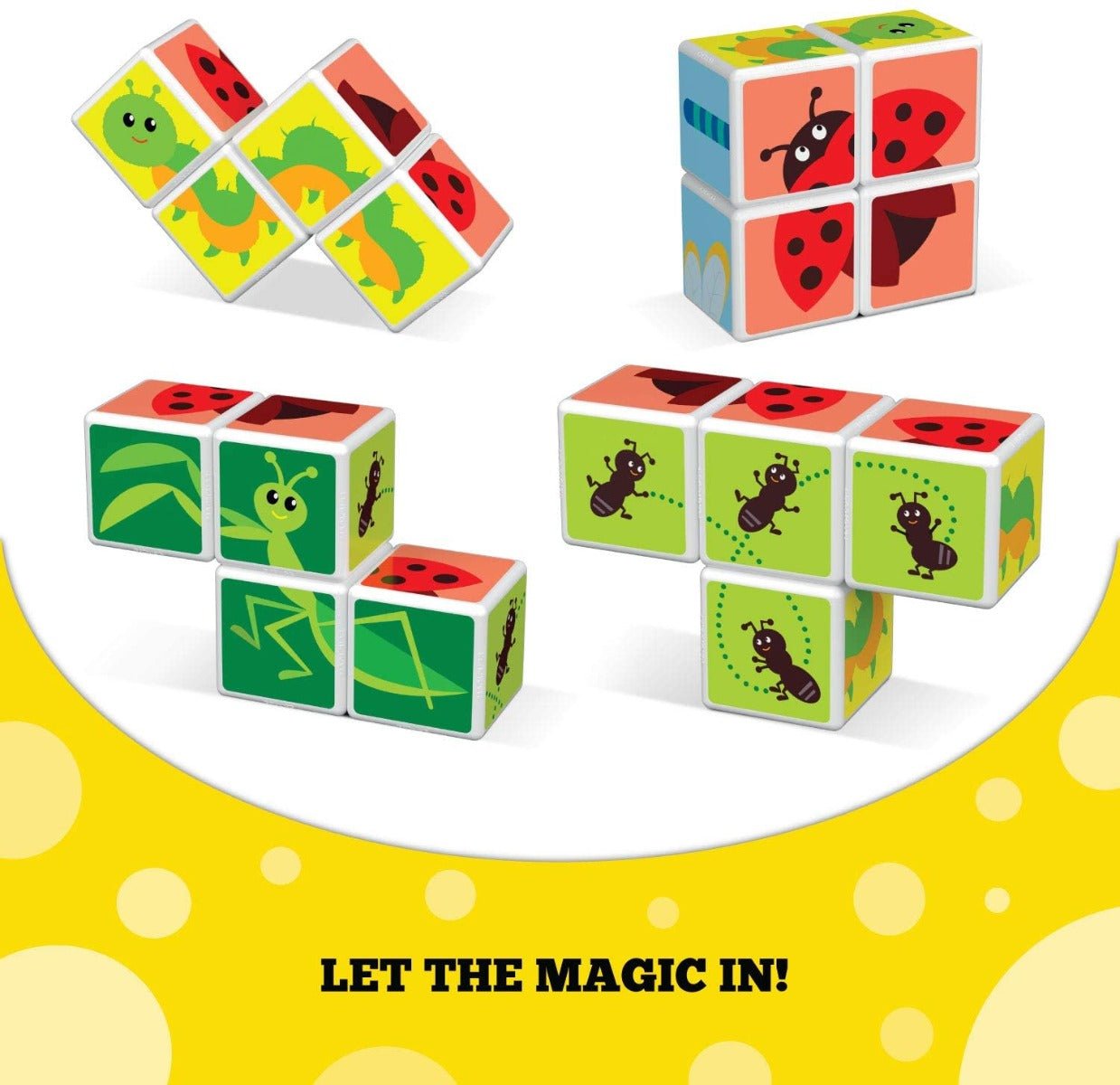 Geomag Magicube Insects Magnetic Building Set 00121 - Colorland Toys