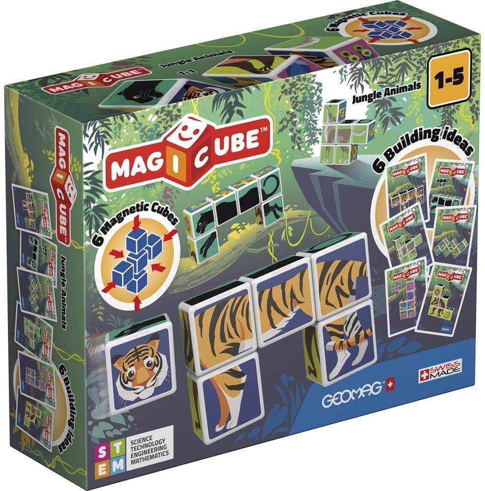 Geomag Magicube Jungle Animals 00145 - Colorland Toys