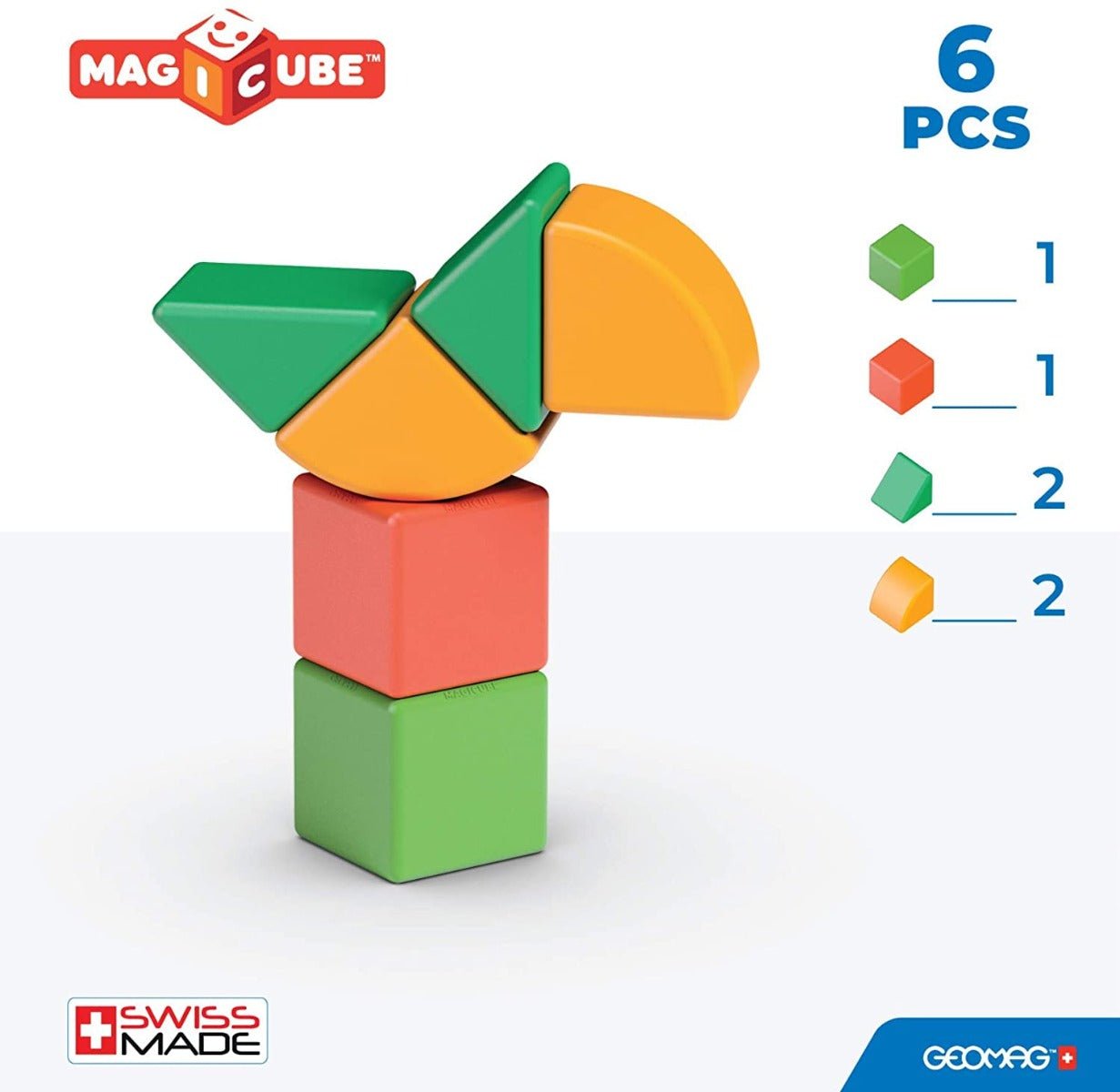 Geomag Magicube Shapes Starter Set 6pcs 00200 - Colorland Toys