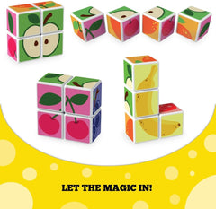 Geomag Magnetic Magicube Fruit Blocks 00131 - Colorland Toys