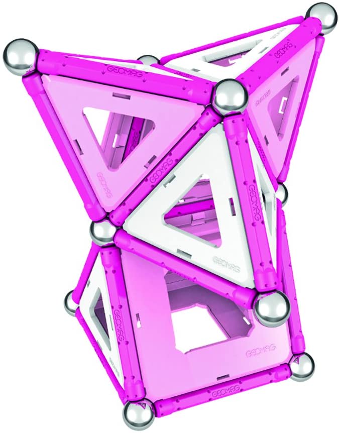 Geomag Pink Magnetic Blocks 68pcs 00342 - Colorland Toys