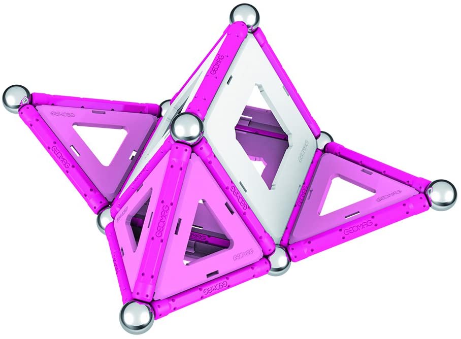 Geomag Pink Magnetic Blocks 68pcs 00342 - Colorland Toys