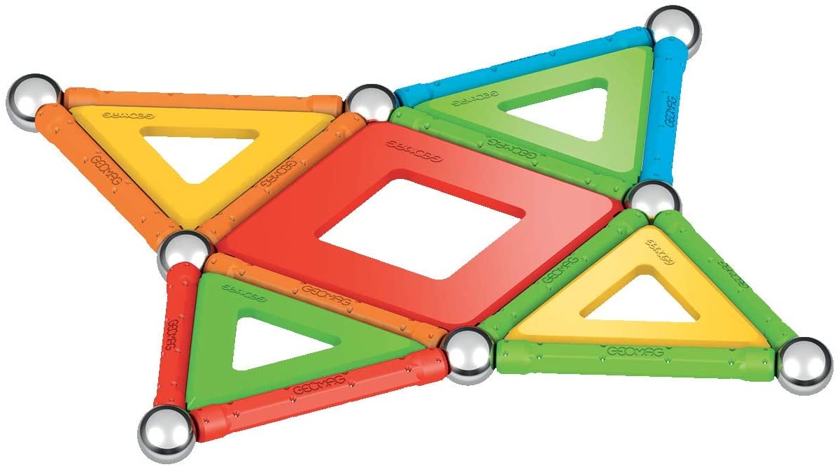Geomag Supercolor Panels 35pc Magnetic Building Set 00377 - Colorland Toys