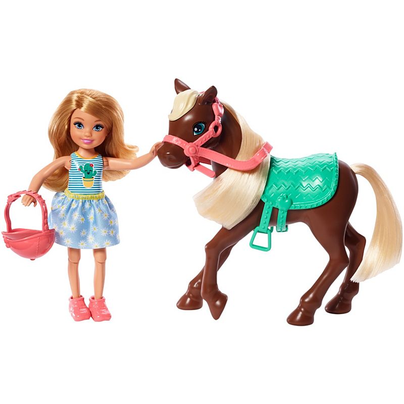 Barbie Club Chelsea Doll And Pony GHV78 - Colorland Toys