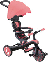 Globber 4 in 1 Explorer Tricycle & Balance Bike - Pastel Pink - Colorland Toys