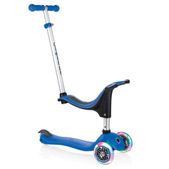 Globber Evo 4 in 1 Scooter with Lights Navy Blue 452 - 100 - Colorland Toys