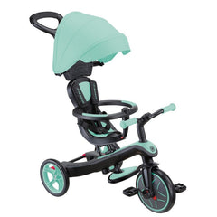 Globber Explorer Trike 4 in 1 Convertible Kids Tricycle – Mint Green - Colorland Toys