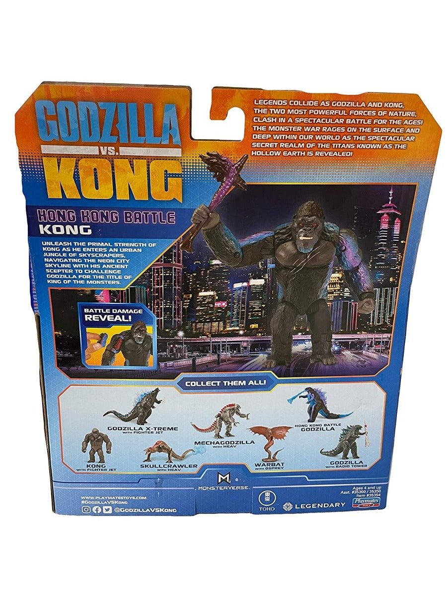 Godzilla vs Kong Monsterverse Hong Kong Battle Kong 6inch 35354/35350 - Colorland Toys