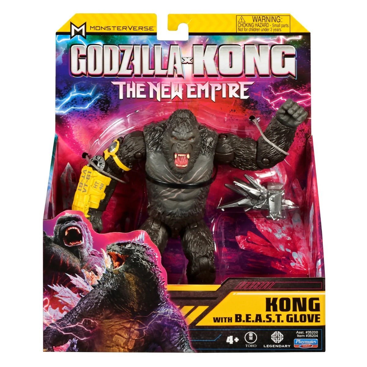 Godzilla x Kong The New Empire: Kong With Beast Glove 6inch - Colorland Toys