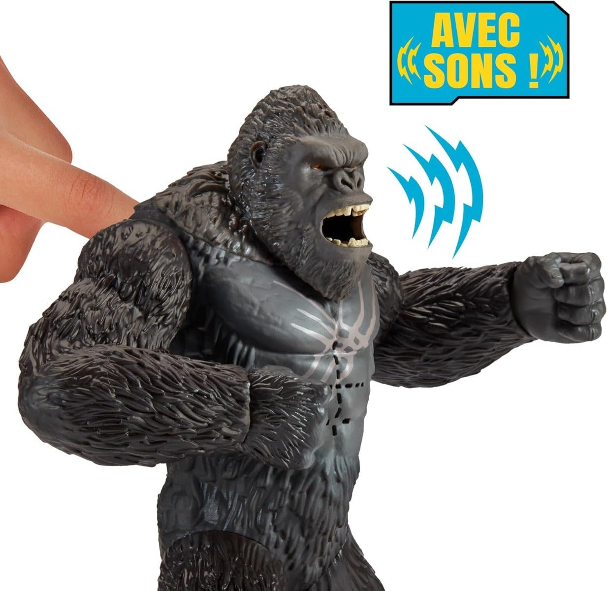 Godzilla x Kong The New Empire: Rattle Roar Kong Figure 7inch - Colorland Toys