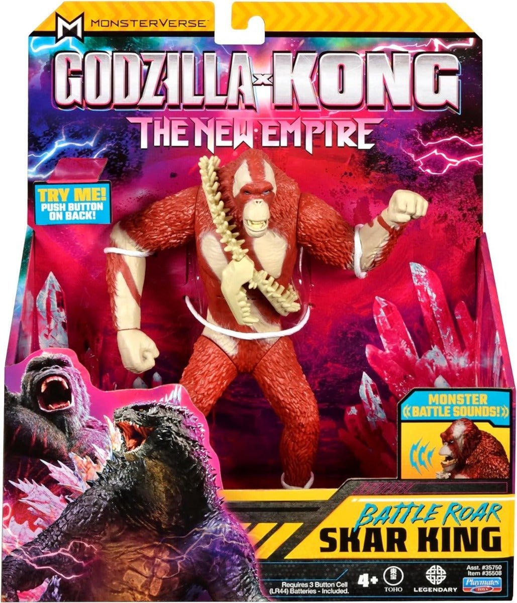 Godzilla x Kong The New Empire: Rattle Roar Skar King Figure 7inch - Colorland Toys