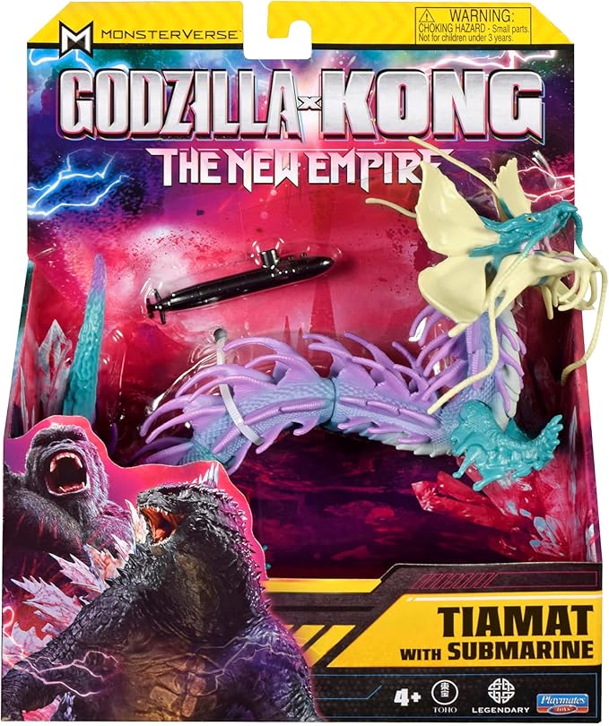 Godzilla x Kong The New Empire: Tiamat with Submarine 6inch 35214 - Colorland Toys