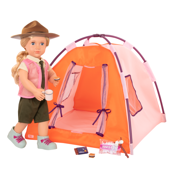 Our Generation Tent & Camping Set for 18-inch Dolls All Night Campsite - Colorland Toys