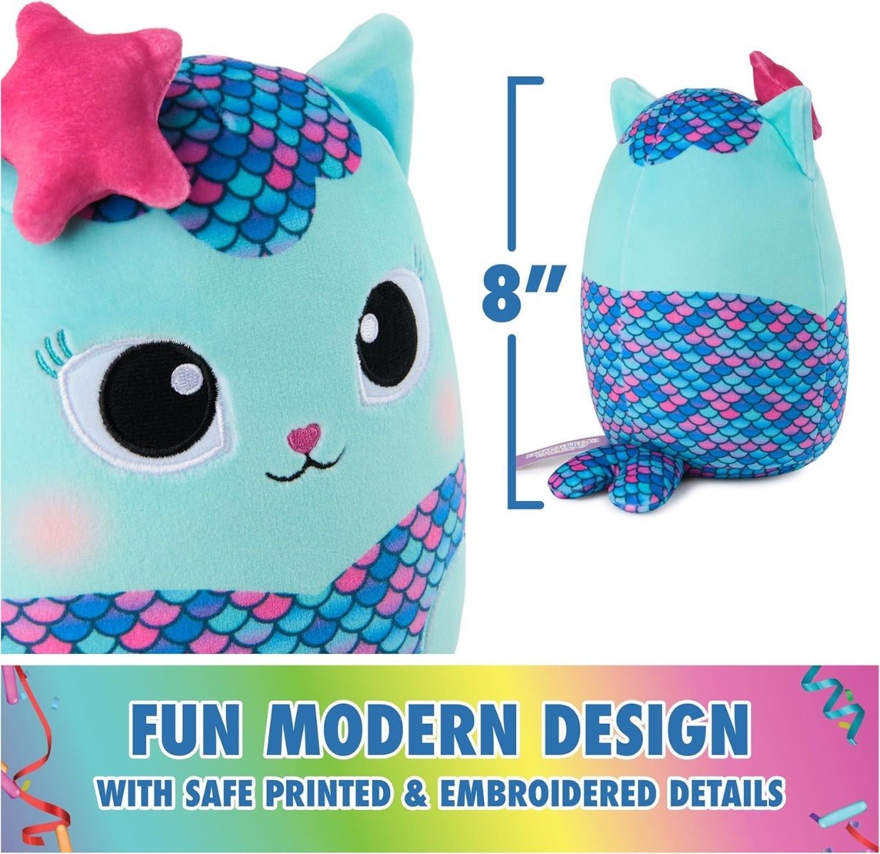 Gund Gabby's Dollhouse Mercat Plush 30cm 6070325 - Colorland Toys