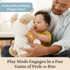 Gund Peeki The Puppy Animated 6072443 - Colorland Toys