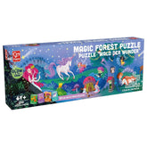 Hape 200pc Glow - in - the - Dark Magic Forest Puzzle (150 x 300cm) - Colorland Toys