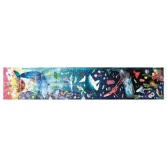 Hape 200pc Glow - in - the - Dark Ocean Life Puzzle (150 x 300cm) - Colorland Toys
