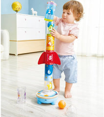 Hape Air - Powered Rocket Ball Air Stacker - Colorland Toys