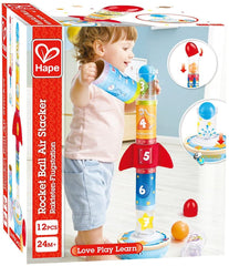 Hape Air - Powered Rocket Ball Air Stacker - Colorland Toys