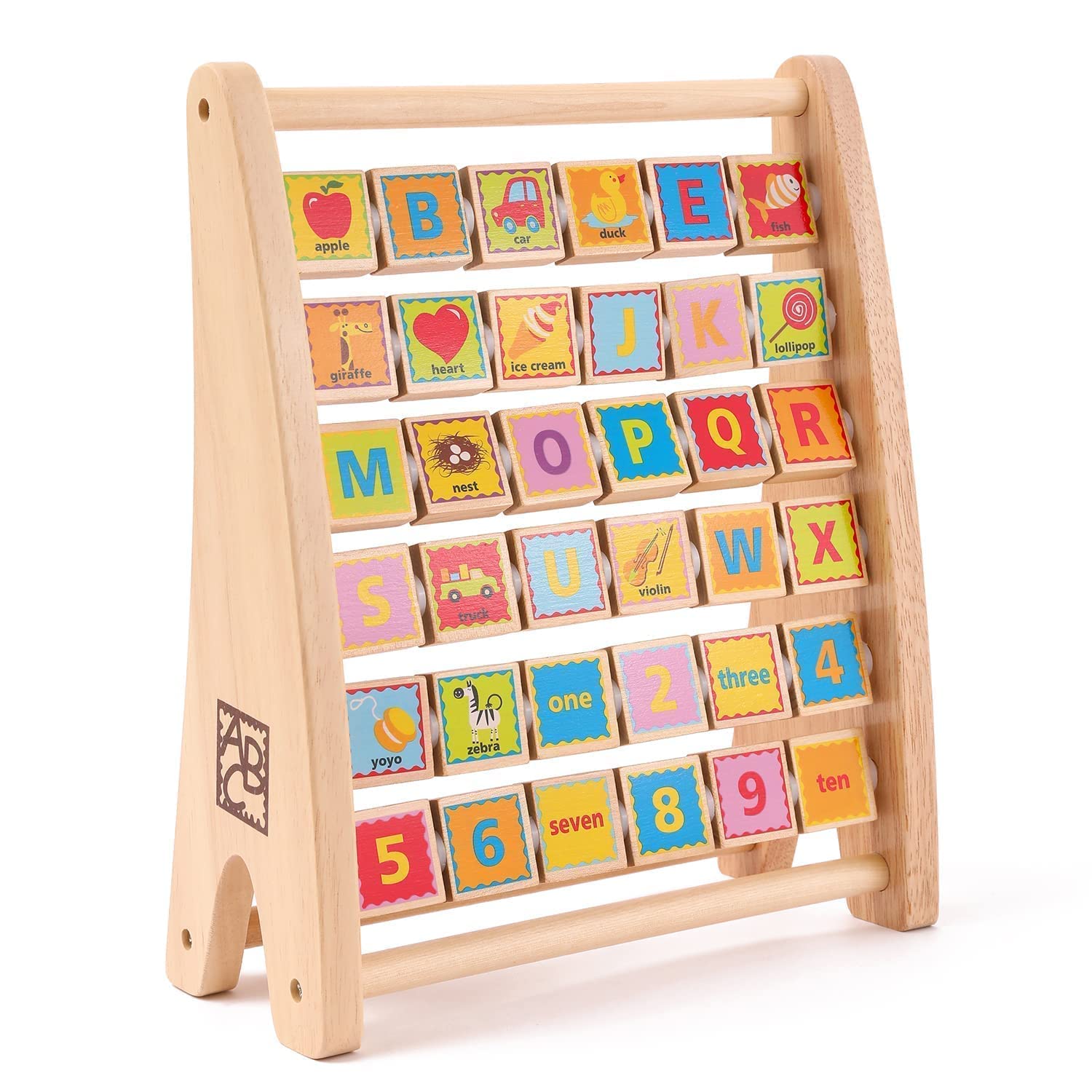 Hape Alphabet Abacus E1002 - Colorland Toys