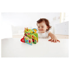 Hape Baby's Bug - Themed Educational Wooden Book - Colorland Toys