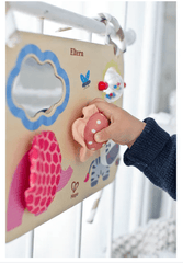 Hape Busy Buddies Crib - Sensory Activity Board - Colorland Toys