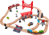 Hape Busy City Rail Set E3730 - Colorland Toys