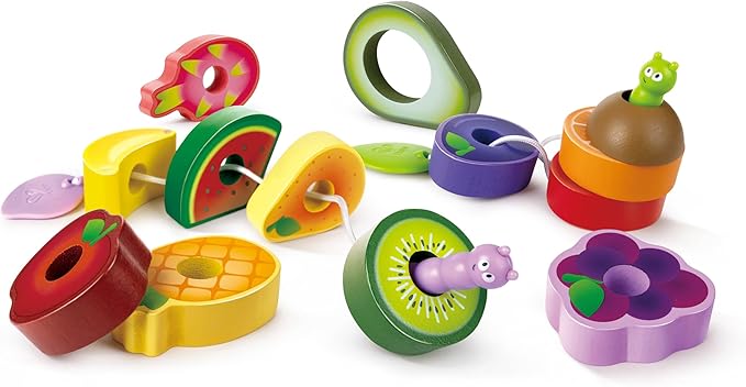 Hape Caterpillar Fruit Feast Set E1072 - Colorland Toys