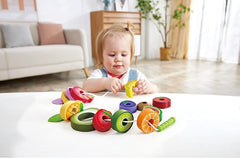Hape Caterpillar Fruit Feast Set E1072 - Colorland Toys