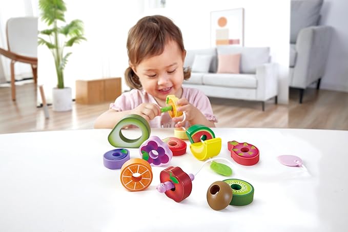 Hape Caterpillar Fruit Feast Set E1072 - Colorland Toys