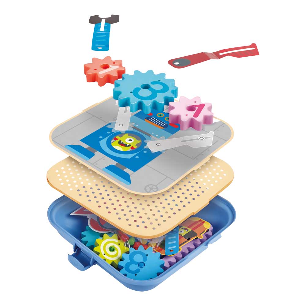 Hape Cogworks Experimental Educational Wooden Playset 115pcs - Colorland Toys