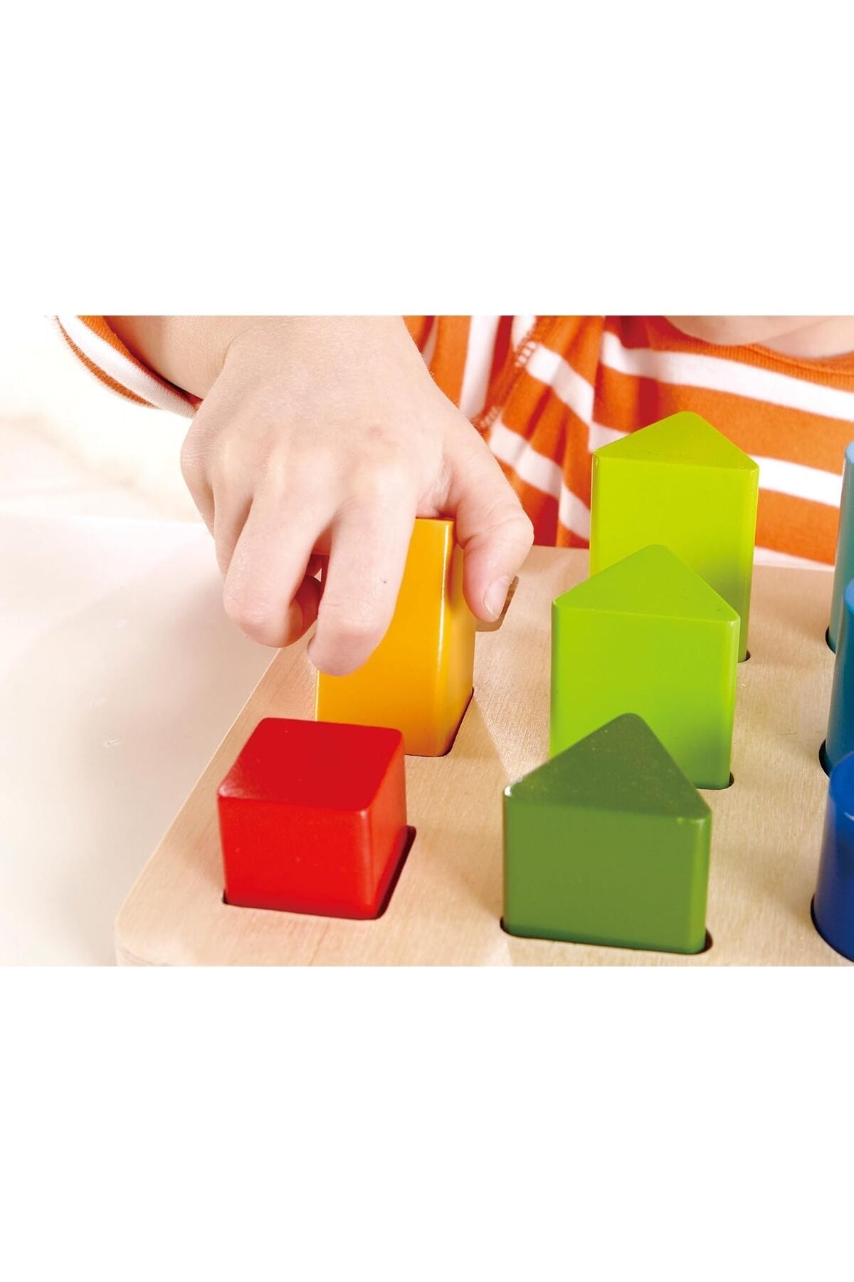 Hape Color and Shape Sorter – 9 Piece Educational Toy - Colorland Toys