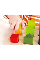 Hape Color and Shape Sorter – 9 Piece Educational Toy - Colorland Toys