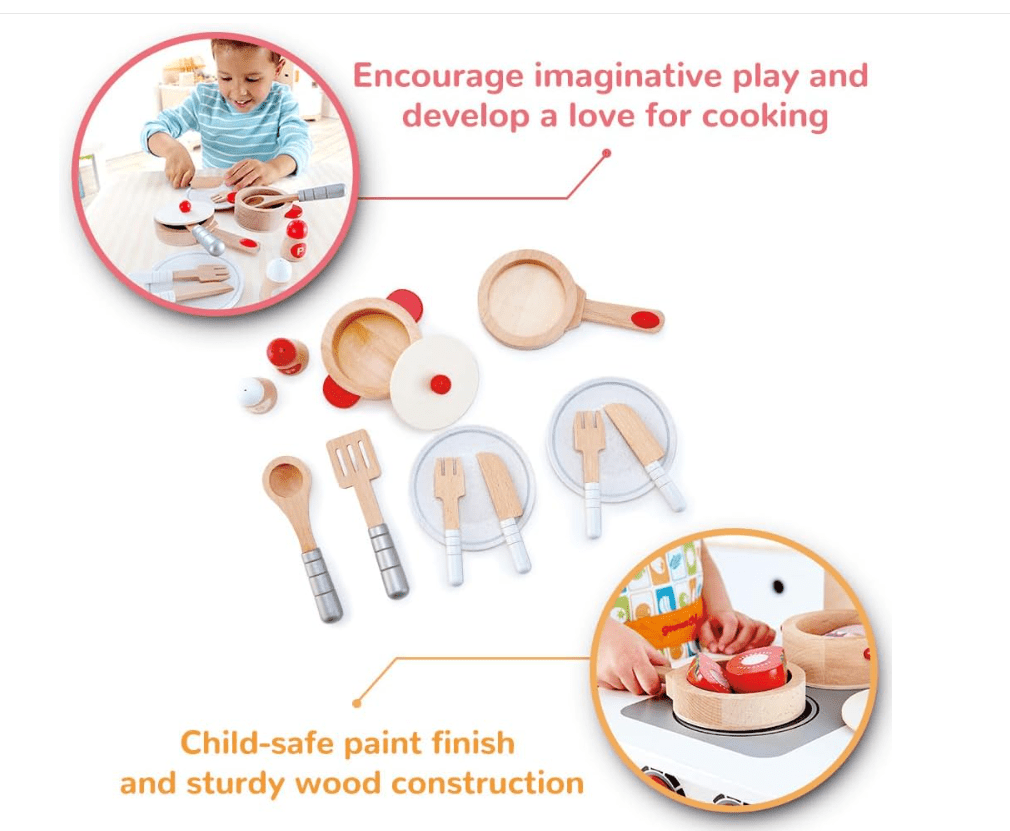 Hape Cook & Serve Set E3150 - Colorland Toys