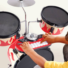 Hape Cool Beats Drums and Piano Keyboard Musical Instrument Set - Colorland Toys