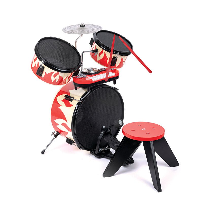 Hape Cool Beats Drums and Piano Keyboard Musical Instrument Set - Colorland Toys