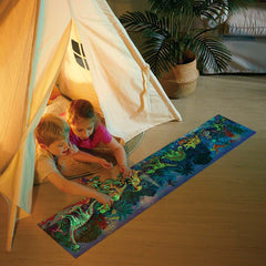 Hape Dinosaur Puzzle Glow in the Dark 1.5m 200pcs E1632 - Colorland Toys