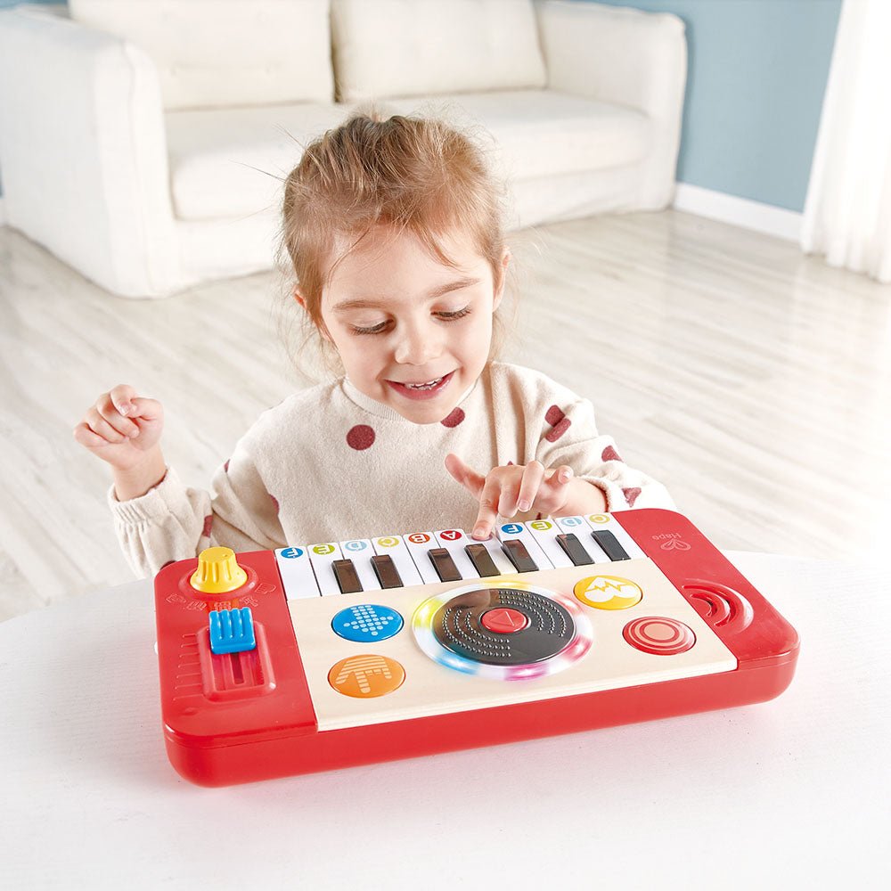 Hape DJ Mix & Spin Studio With Light and Sound Playset - Colorland Toys