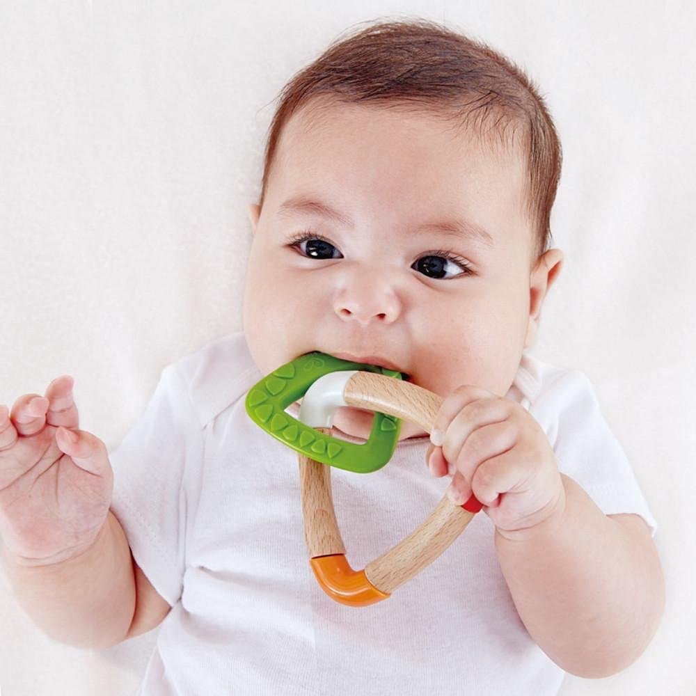 Hape Double Triangle Teether - Colorland Toys