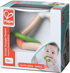 Hape Double Triangle Teether - Colorland Toys