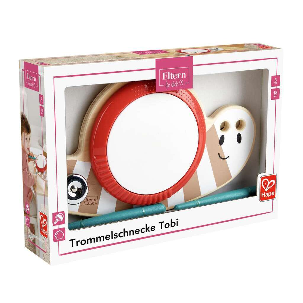 Hape Drum Slug Dan E8532 - Colorland Toys