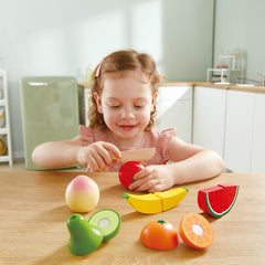 Hape Farm Shop Fruit Wooden Playset 7 pcs - Colorland Toys