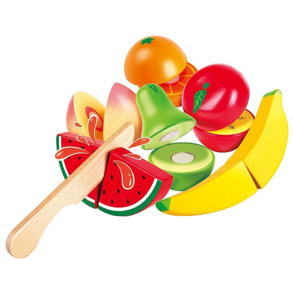 Hape Farm Shop Fruit Wooden Playset 7 pcs - Colorland Toys