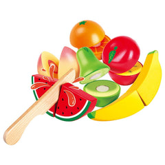 Hape Farm Shop Fruit Wooden Playset 7 pcs - Colorland Toys