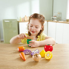 Hape Farm Shop Vegetables Kitchen and Food Wooden Playset - 7pcs - Colorland Toys