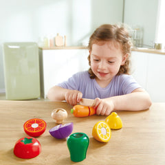 Hape Farm Shop Vegetables Kitchen and Food Wooden Playset - 7pcs - Colorland Toys