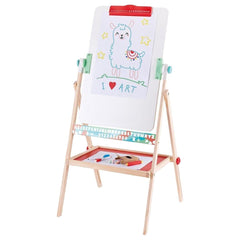 Hape Foldable Double - sided Flip Free Standing Flip Flat Easel - Colorland Toys