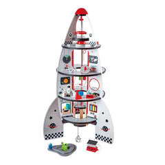 Hape Four - Stage Rocket Ship E3021 - Colorland Toys