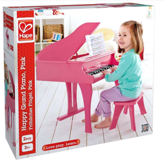 Hape Happy Grand Piano Pink E0319 - Colorland Toys