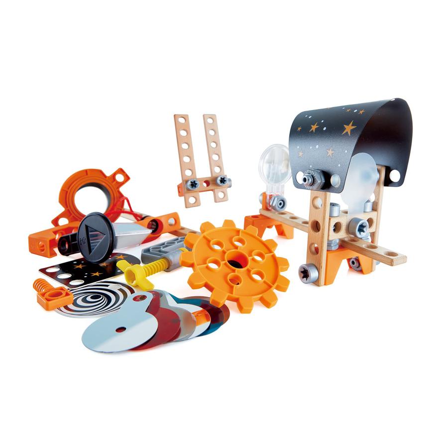 Hape Junior Inventor Optical Science Lab Wooden Playset 53pcs - Colorland Toys